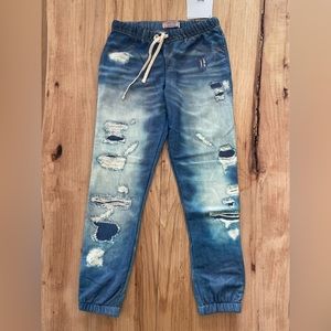 Made in USA Denim Print Sweatpants